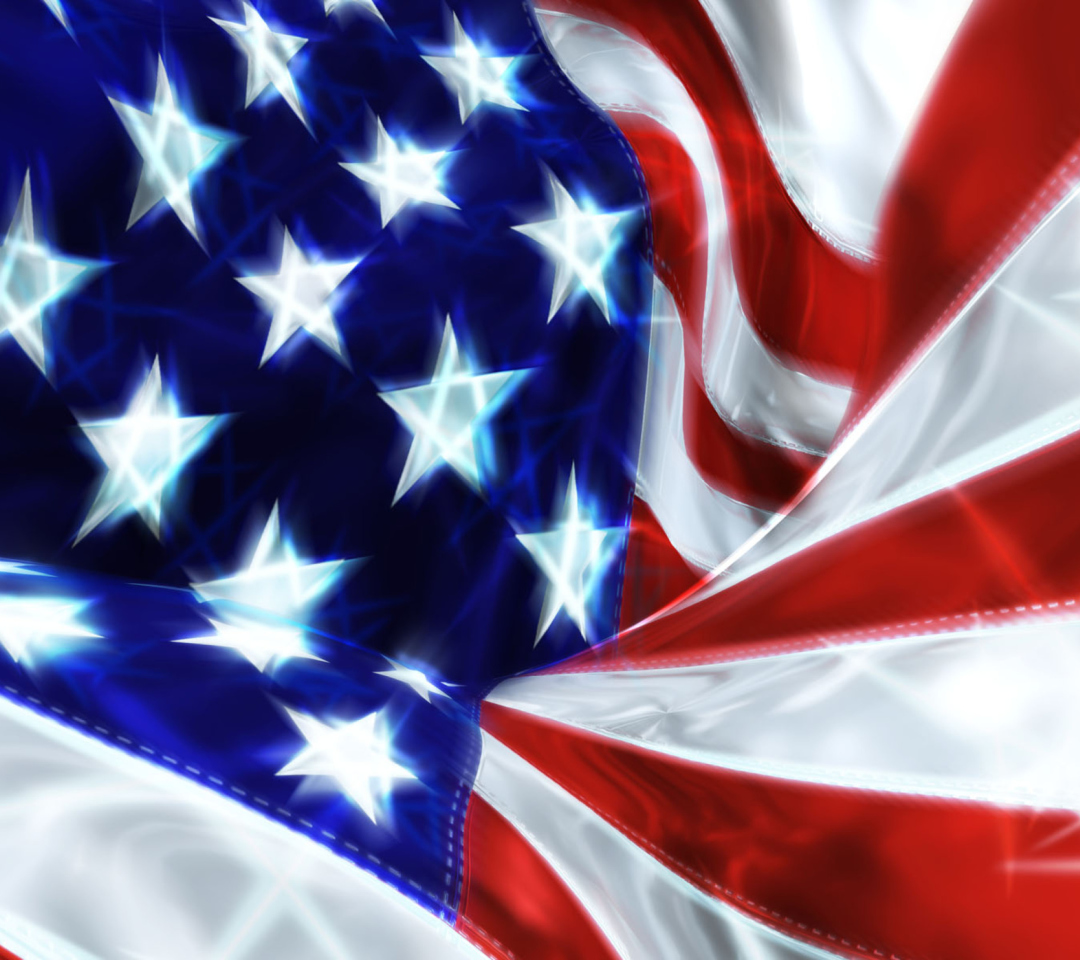 USA Flag Celebration wallpaper 1080x960