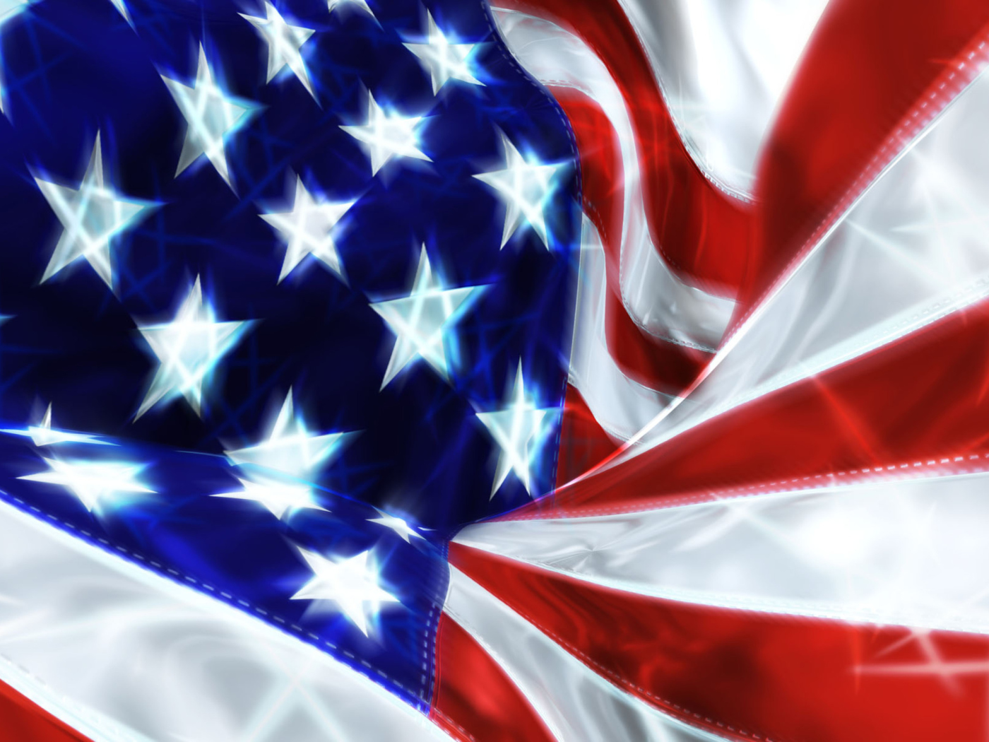 USA Flag Celebration wallpaper 1400x1050