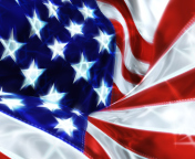 USA Flag Celebration wallpaper 176x144