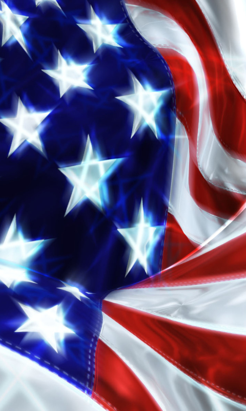 Das USA Flag Celebration Wallpaper 480x800