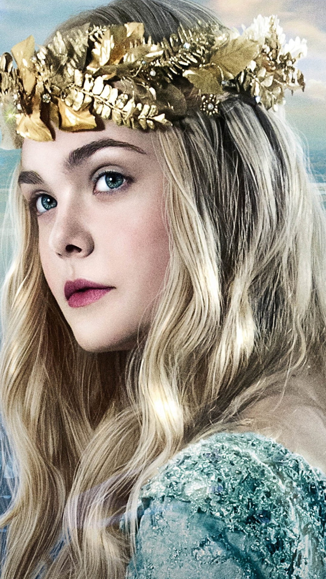 Обои Elle Fanning As Princess Aurora 1080x1920