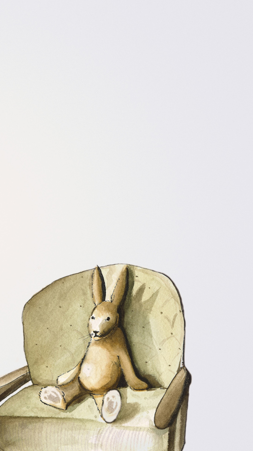 Rabbit On Sofa wallpaper 1080x1920