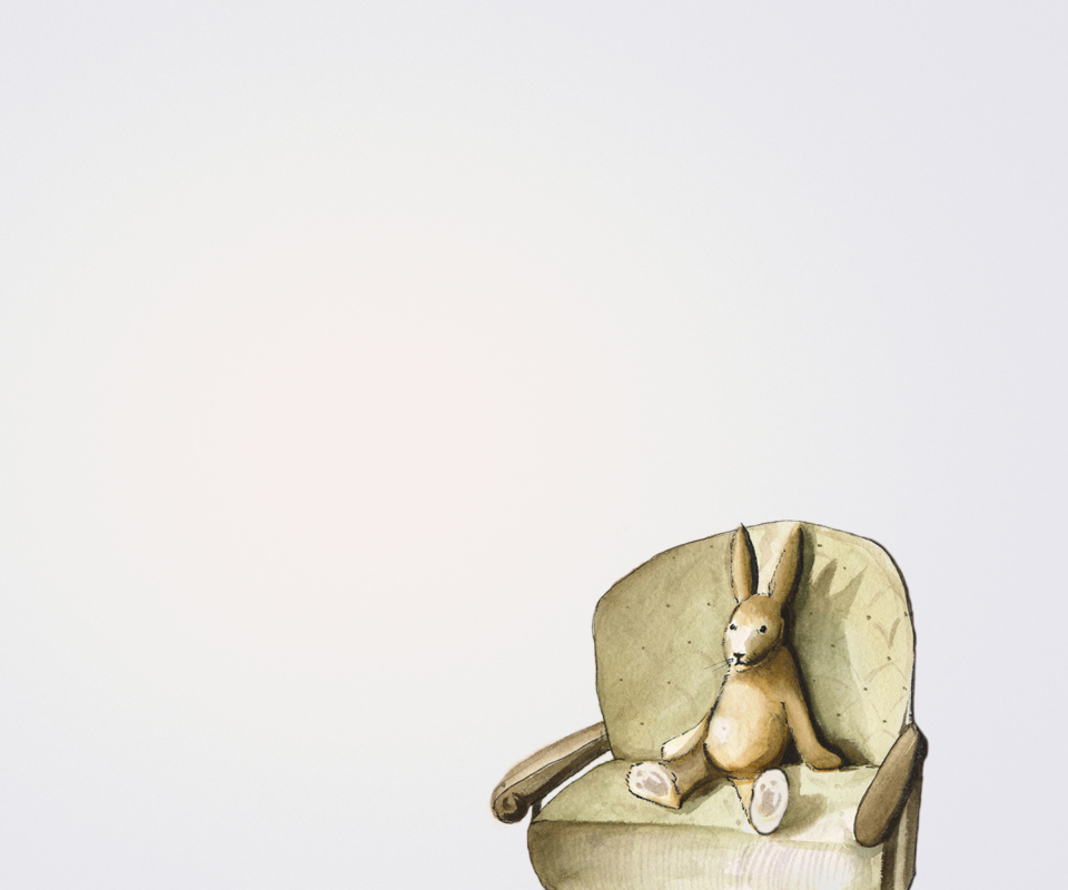 Sfondi Rabbit On Sofa 960x800