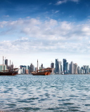 Das Qatar, Doha Wallpaper 128x160