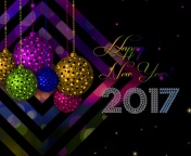 Обои 2017 Happy New Year Card 176x144