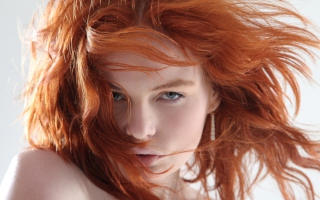 Redhead Model Wallpaper for Android, iPhone and iPad