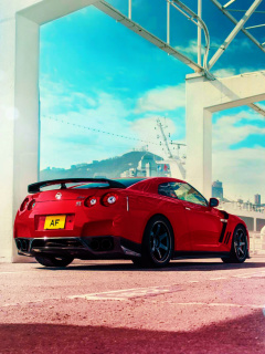 Das Nissan GT R R35 Wallpaper 240x320