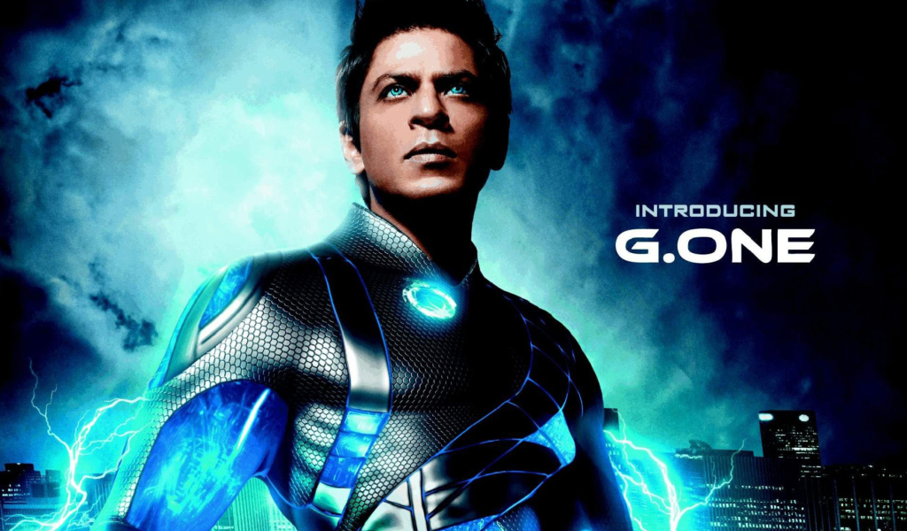 Shahrukh Khan In Ra One wallpaper 1024x600