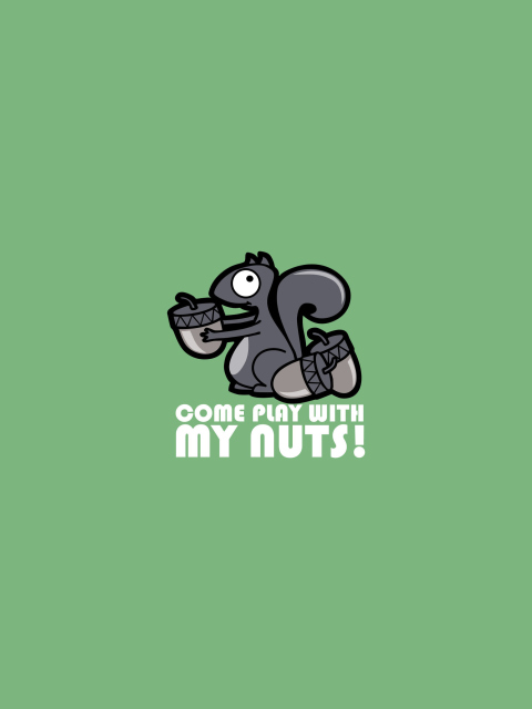 Обои Nuts 480x640
