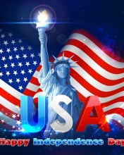 Screenshot №1 pro téma 4TH JULY Independence Day USA 176x220