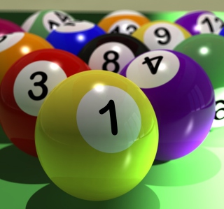 Kostenloses Billiard Balls Wallpaper für 128x128