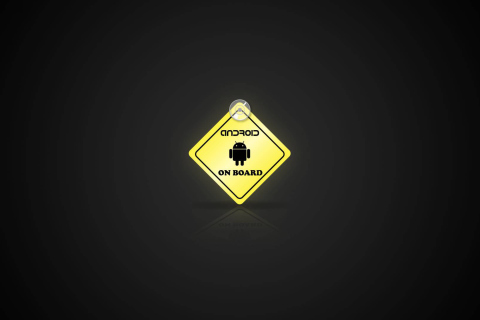 Android On Board wallpaper 480x320