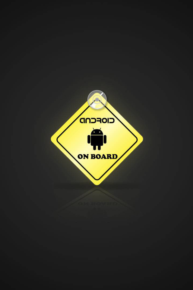 Das Android On Board Wallpaper 640x960