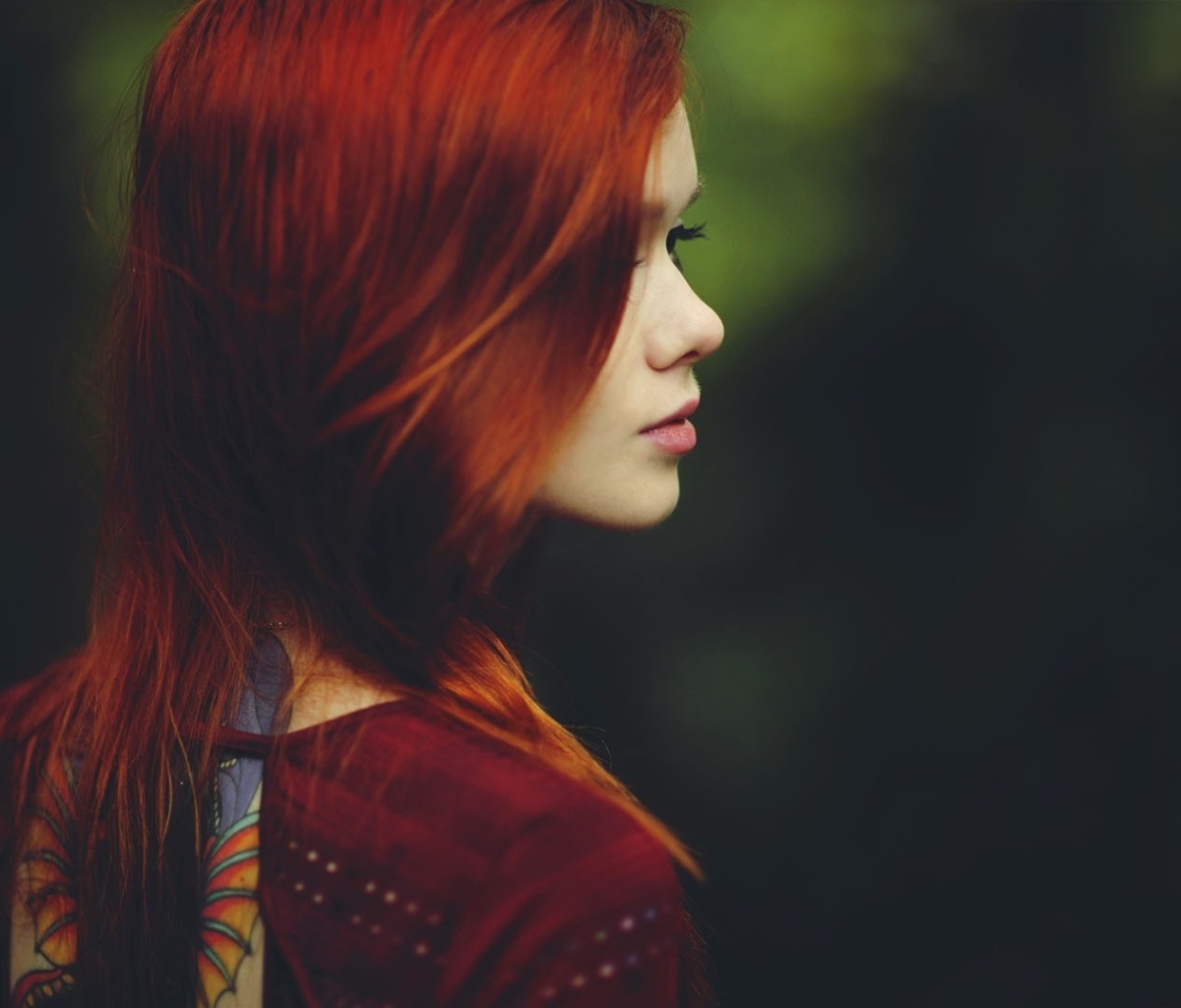 Fondo de pantalla Redhead Girl 1200x1024