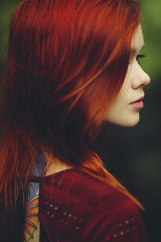 Redhead Girl screenshot #1 320x480