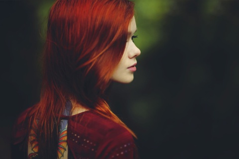 Redhead Girl screenshot #1 480x320