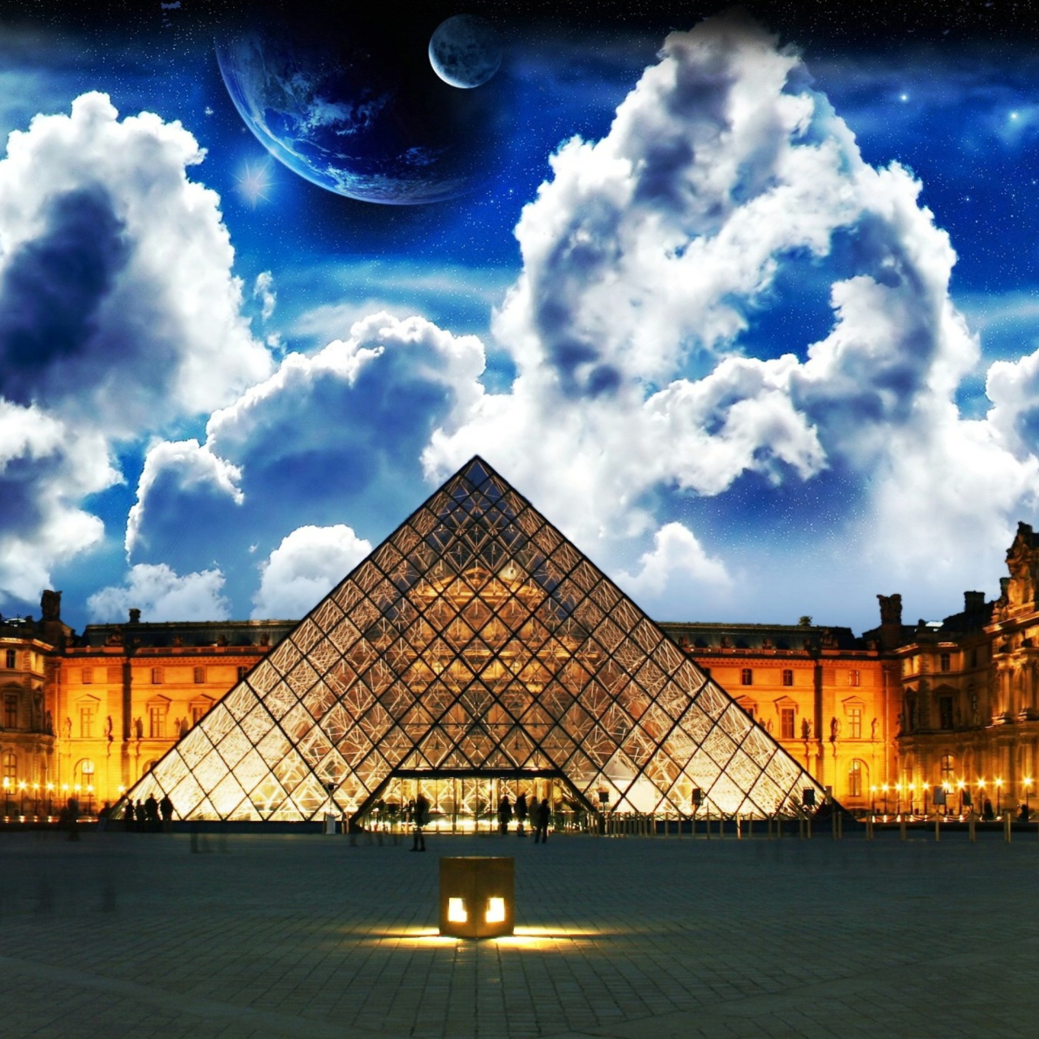 Fondo de pantalla Louvre Museum 2048x2048