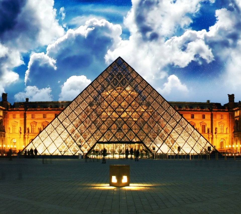 Das Louvre Museum Wallpaper 960x854