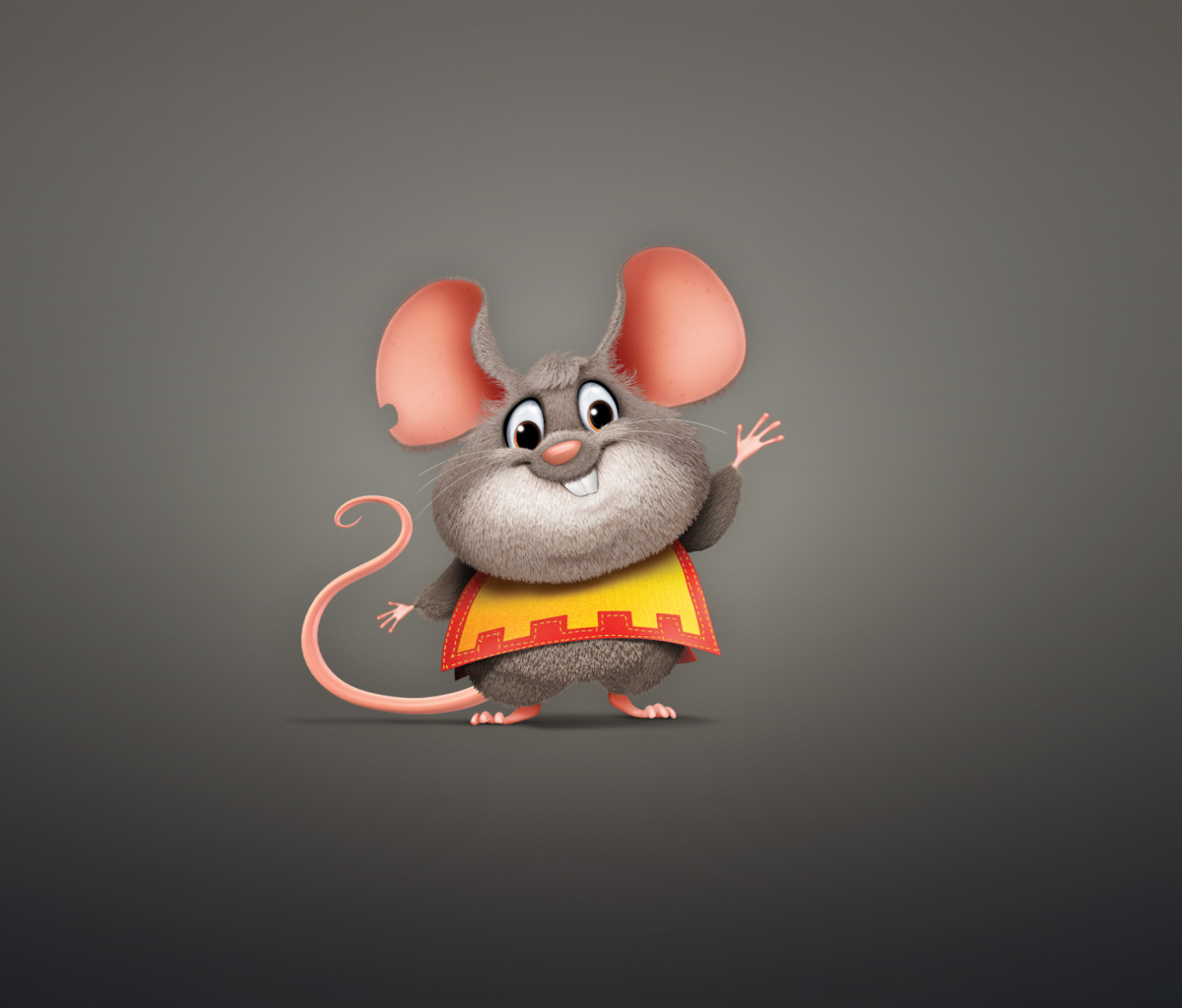 Fondo de pantalla Funny Little Mouse 1200x1024