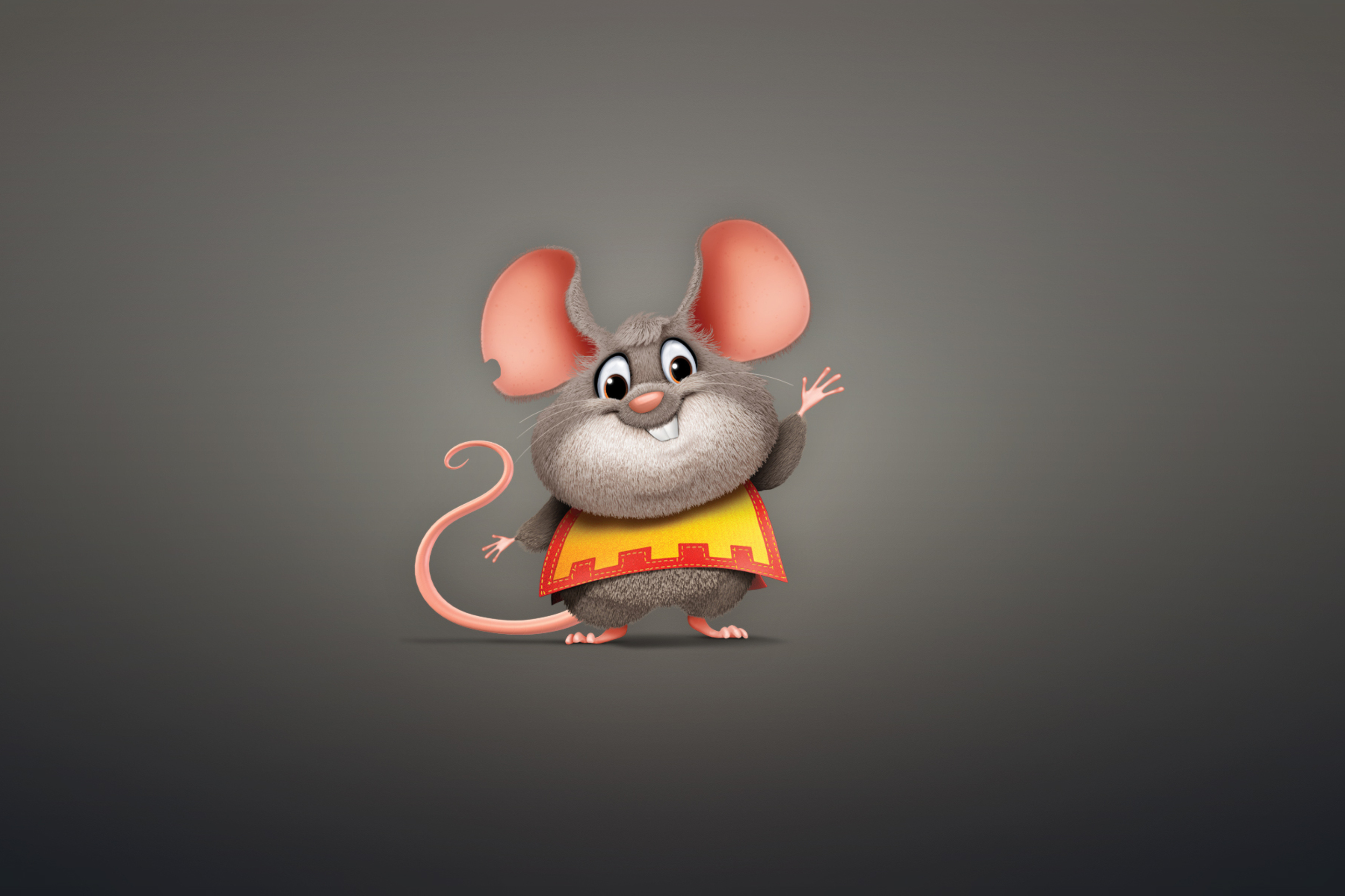 Обои Funny Little Mouse 2880x1920
