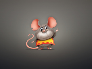 Funny Little Mouse wallpaper 320x240