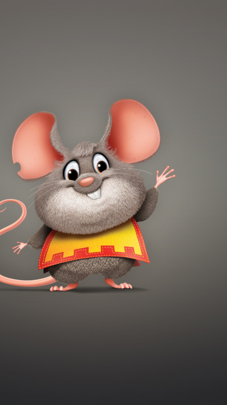 Funny Little Mouse wallpaper 750x1334