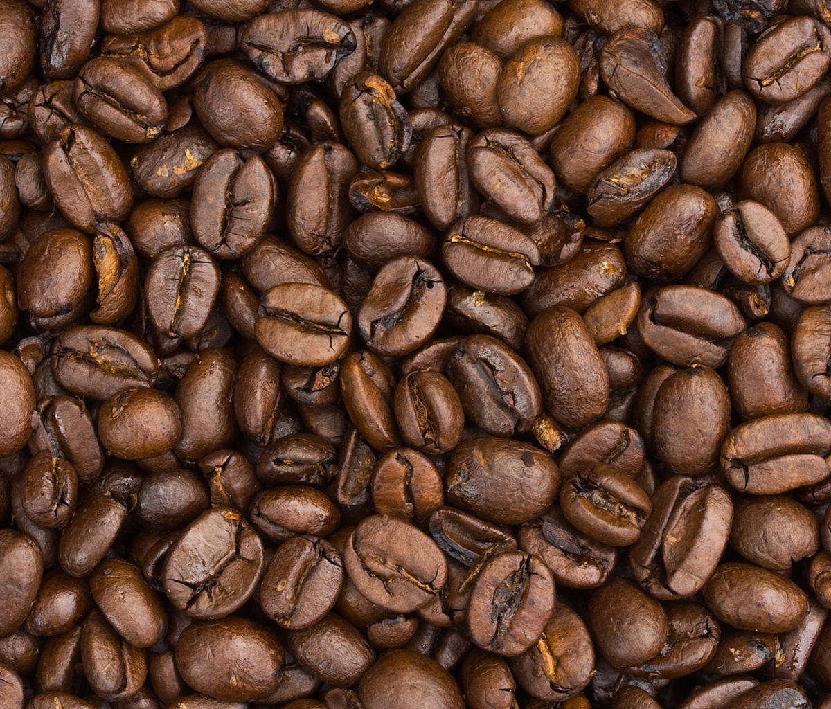 Das Roasted Coffee Beans Wallpaper 1200x1024