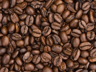 Das Roasted Coffee Beans Wallpaper 320x240