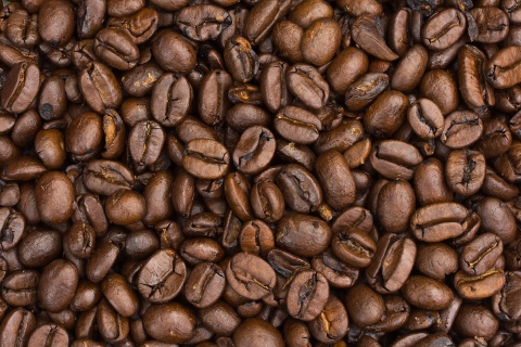 Das Roasted Coffee Beans Wallpaper 480x320