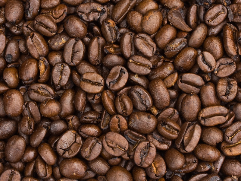 Das Roasted Coffee Beans Wallpaper 800x600