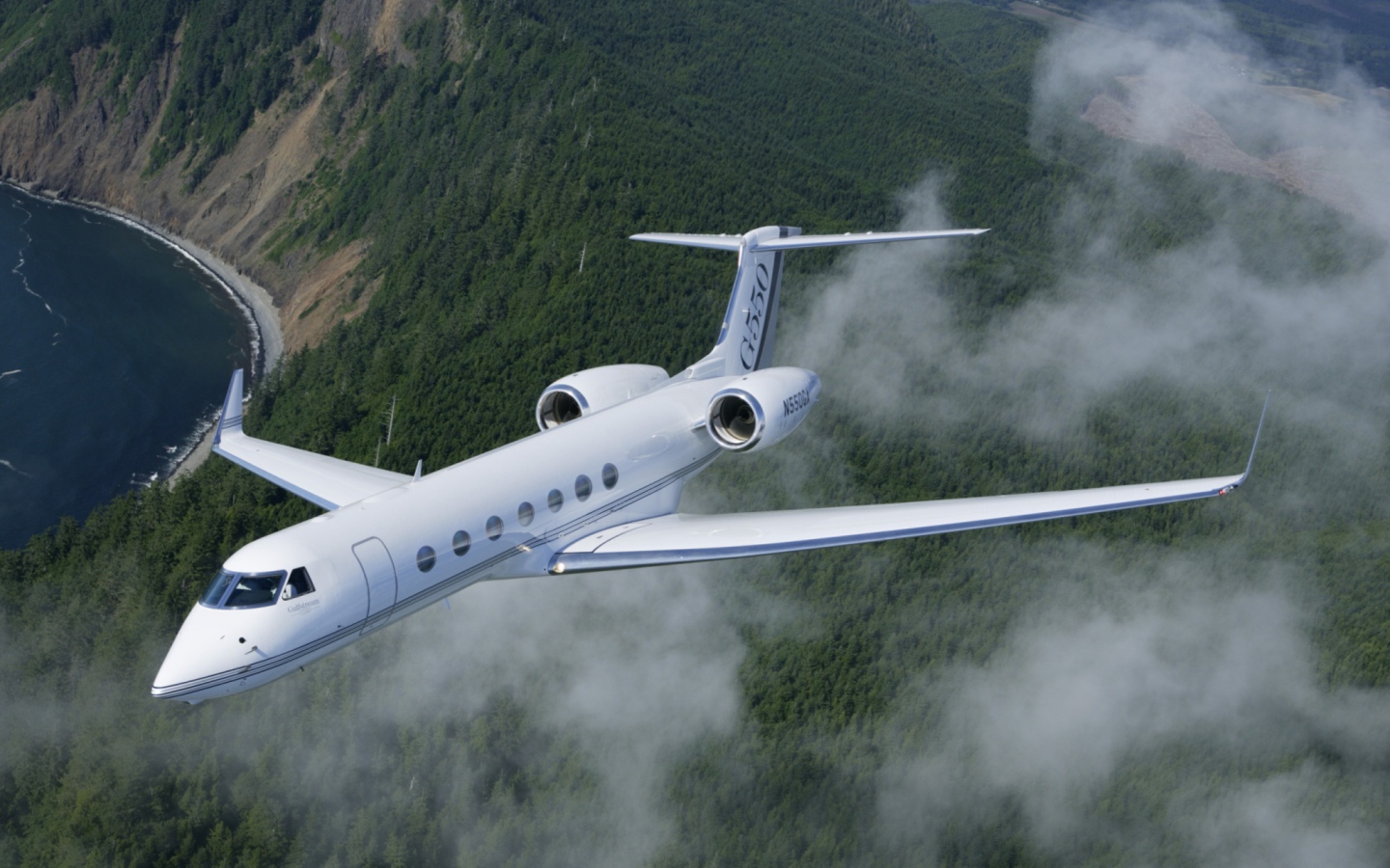 Screenshot №1 pro téma Gulfstream G550 Jet 1440x900