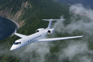 Gulfstream G550 Jet Background for Android, iPhone and iPad