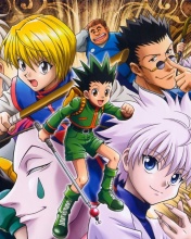 Screenshot №1 pro téma Hunter x Hunter with Gon Freecss, Killua Zoldyck, Kurapika 176x220