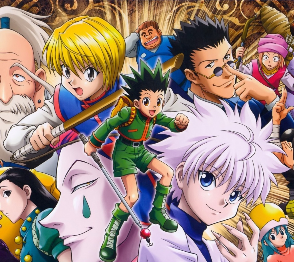 Sfondi Hunter x Hunter with Gon Freecss, Killua Zoldyck, Kurapika 960x854