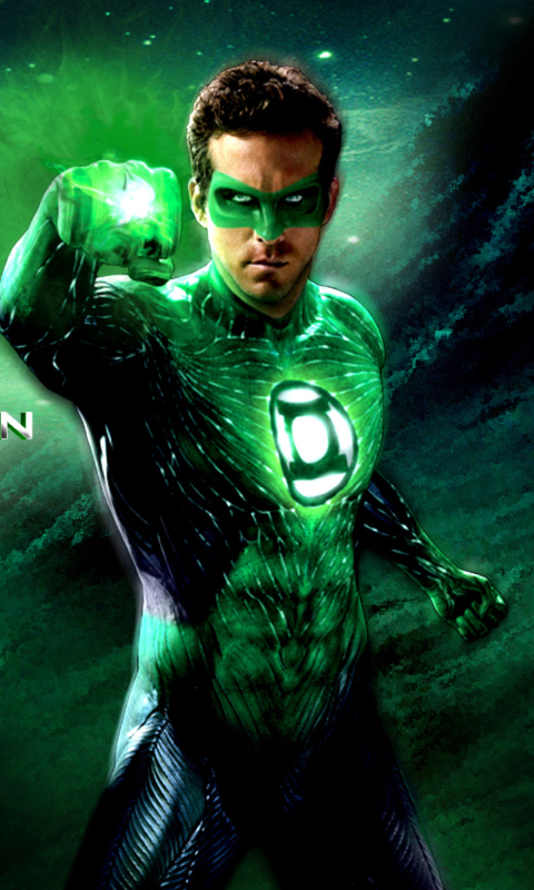 Обои Green Lantern - DC Comics 480x800