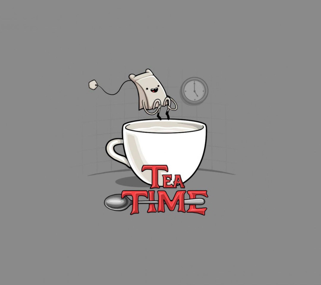 Das Tea Time Wallpaper 1080x960