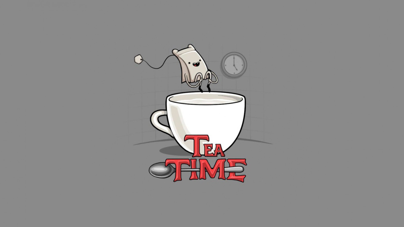 Tea Time wallpaper 1366x768