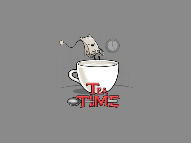 Tea Time wallpaper 640x480
