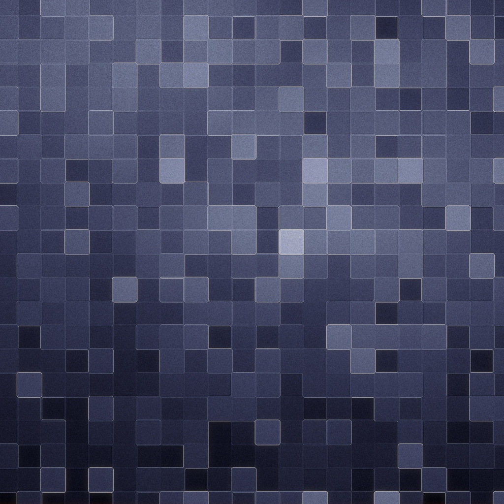 Das Dark Blue Squares Wallpaper 1024x1024