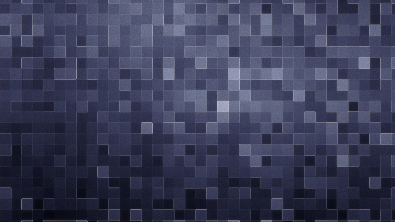 Das Dark Blue Squares Wallpaper 1366x768