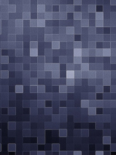 Fondo de pantalla Dark Blue Squares 240x320