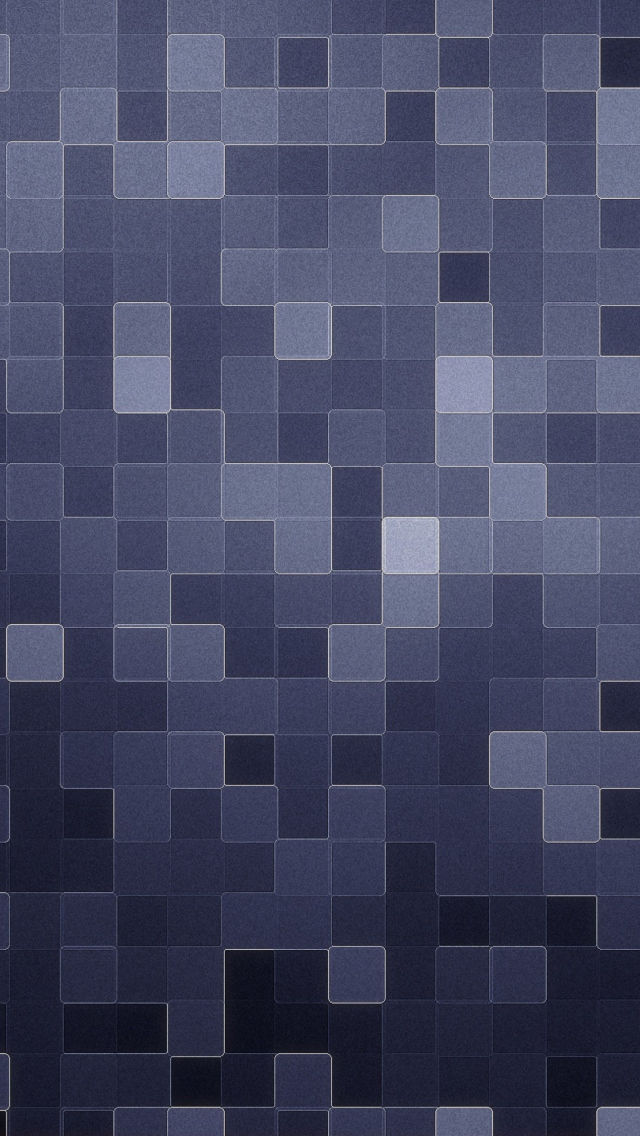 Sfondi Dark Blue Squares 640x1136