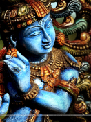 Fondo de pantalla Lord Krishna 132x176