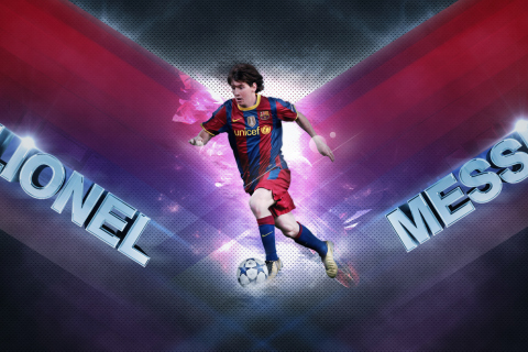 Das Lionel Messi Wallpaper 480x320