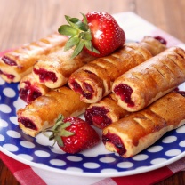 Pastry with Jam wallpaper 208x208