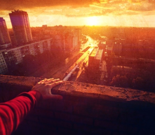 Sunset Over City - Obrázkek zdarma pro HP TouchPad