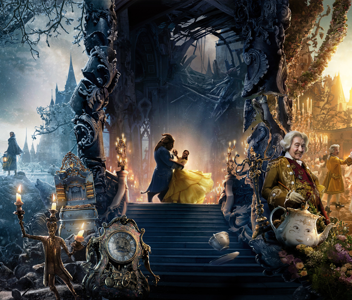 Fondo de pantalla Beauty and the Beast Dance and Song 1200x1024