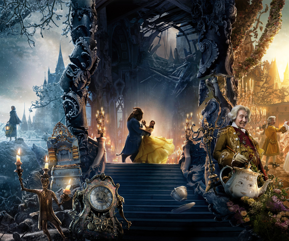 Das Beauty and the Beast Dance and Song Wallpaper 960x800