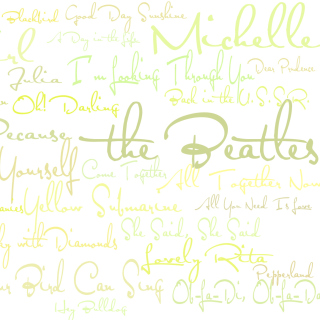 The Beatles Album Wallpaper for 1024x1024