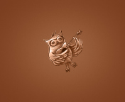 Fondo de pantalla Funny Owl Playing Guitar Illustration 176x144